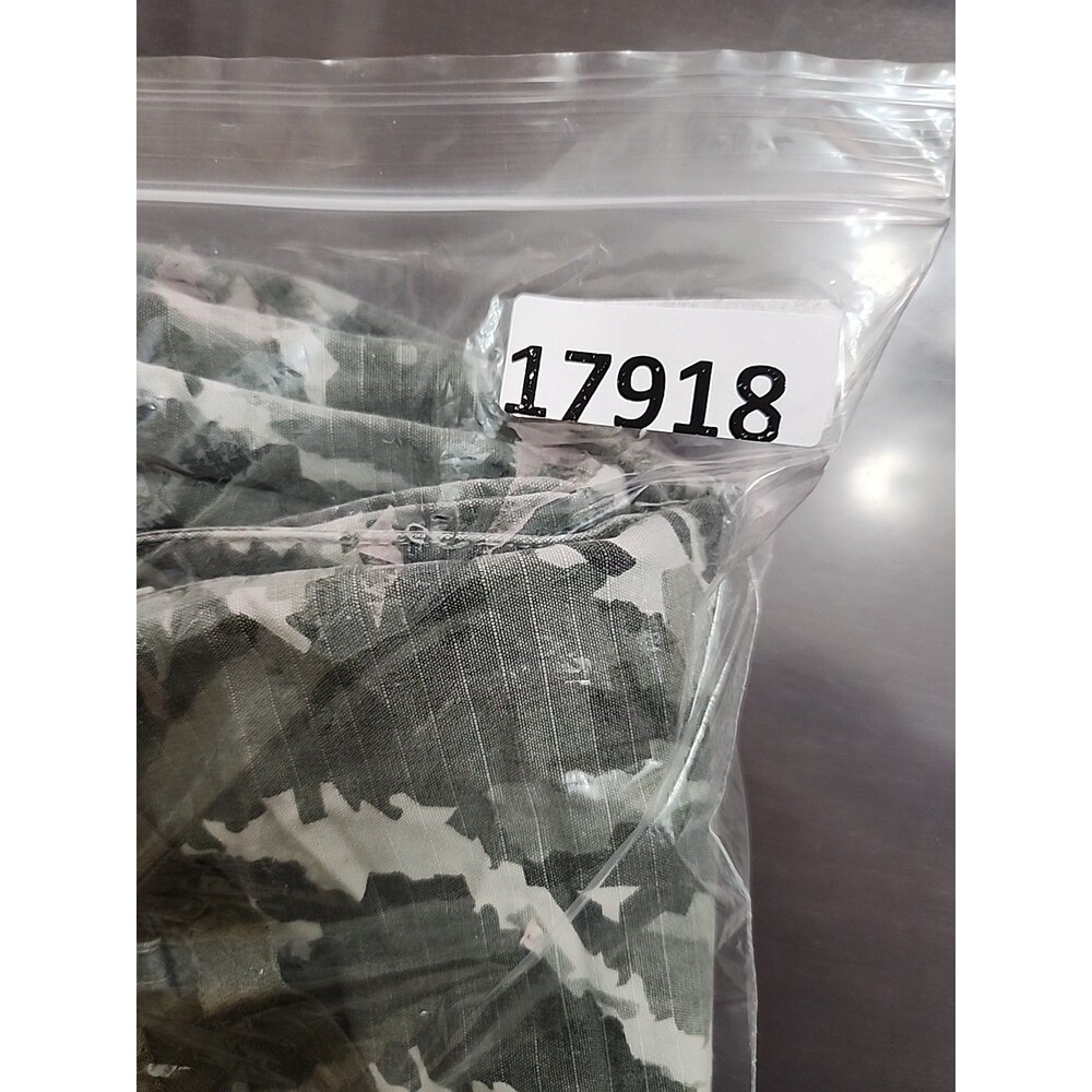 Nike Cargo Capri Pants Womens M 8-10 Green Camo Ripstop Drawstring Snap Hem - Picture 10 of 10